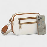 Olivia - Patterned Strap Crossbody Bag