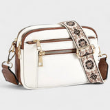 Olivia - Patterned Strap Crossbody Bag