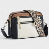 Olivia - Patterned Strap Crossbody Bag