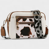 Olivia - Patterned Strap Crossbody Bag