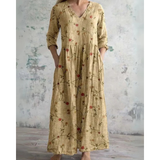 ELEANOR | Vintage Floral Maxi Dress