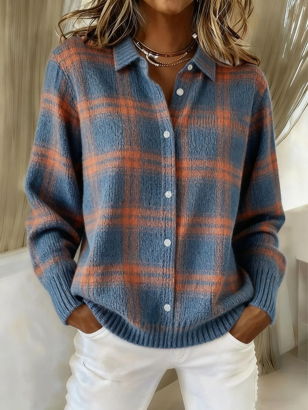 Zafira | Cozy Blue Plaid