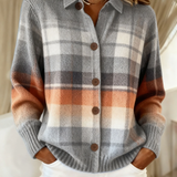 Marlene | Cozy Heart Check Sweater
