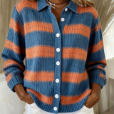 Livia | Striped Knit Vest