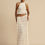 WENDY - Spaghetti Strap Top and Skirt Set