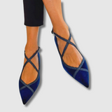 Noëlle™ | Stylish Navy Slip-On Shoes