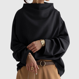 Lisa | Relaxed Fit Jumper with Stand-Up Collar