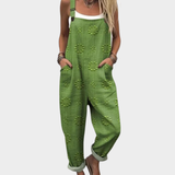 Marina | Stylish Green Strappy Printed Jumpsuit for Ultimate Comfort