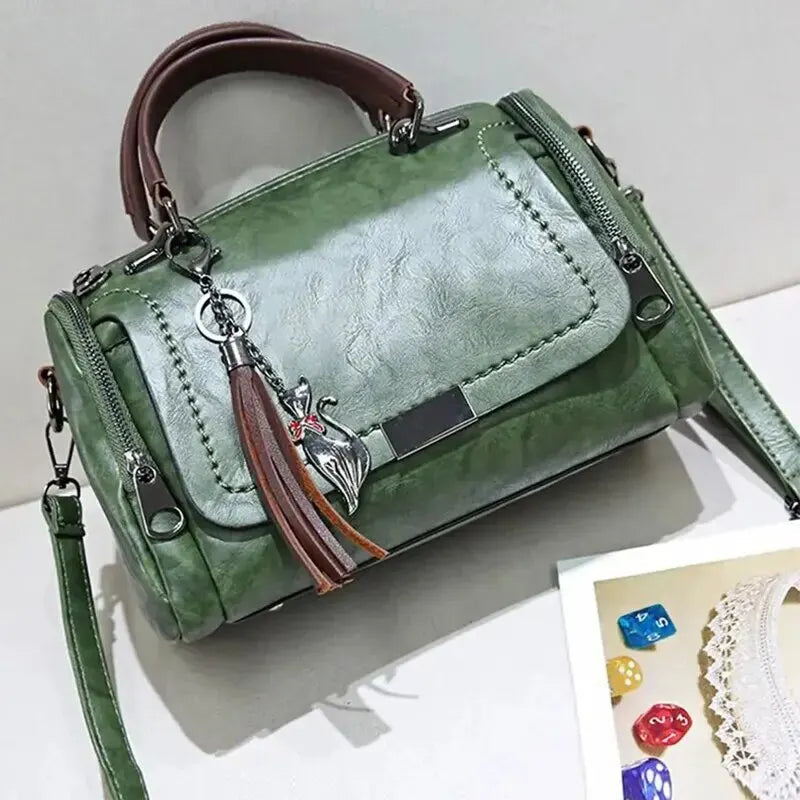 Julie™ | Textured Leather Handbag