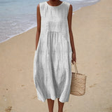 Cozy Sleeveless Summer Dress