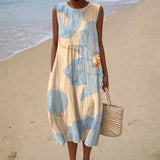Relaxed Sleeveless Summer Dress