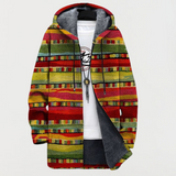 Silke™ | Ethnic Striped Hooded Jacket