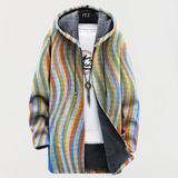 Tanja™ | Wavy Striped Hooded Jacket