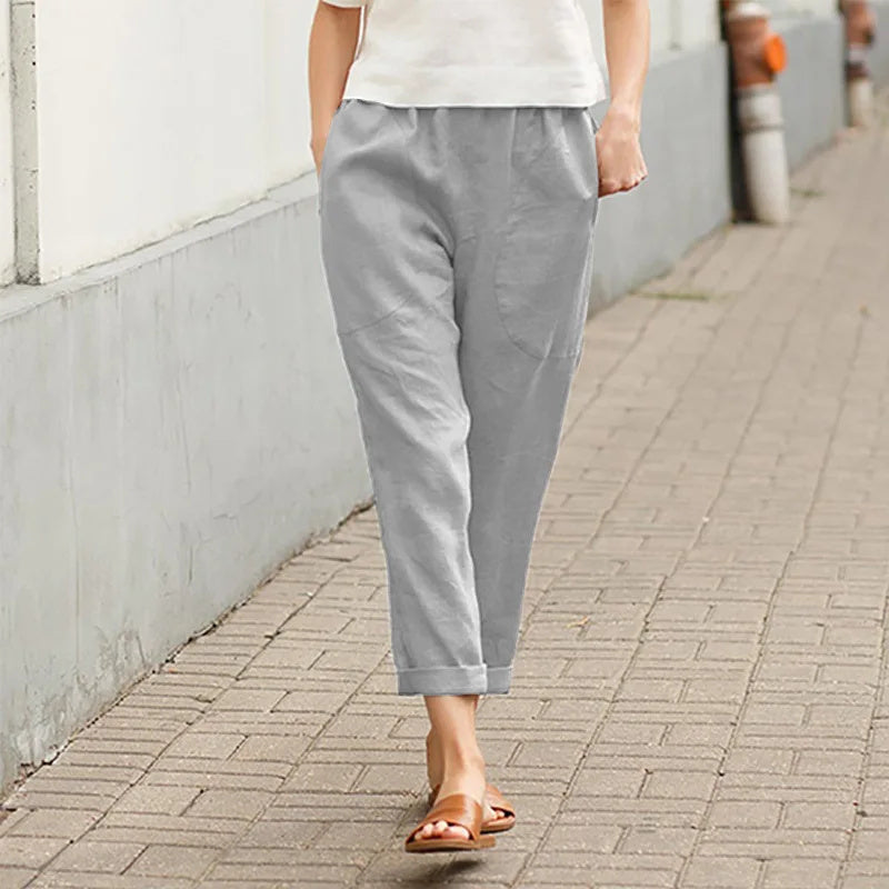 Kriza - Relaxed Fit Trousers with Convenient Pockets