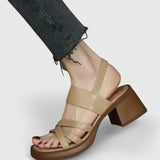 Celeste - Chic Cross-Strap Sandals