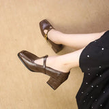 Monique | Classic French Mary Jane Shoes