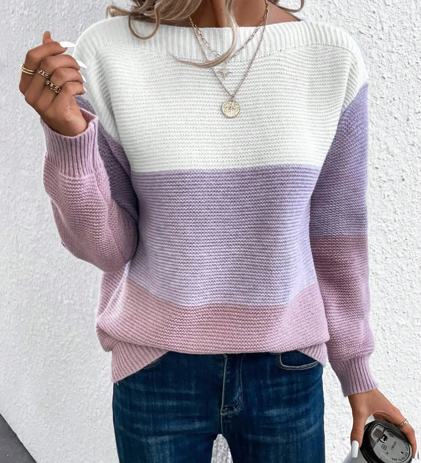 Grace | Cozy Ombre Knit Sweater