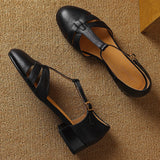 Loes | T-Bar Ballerina Flats
