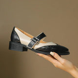 Mariska | Classic Leather Mary Jane Shoes