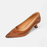 Amara Leather High Heels
