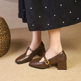 Monique | Classic French Mary Jane Shoes