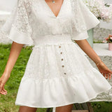 Carole - Boho Chic Lace Dress
