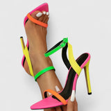 Olive Green Stiletto Heels