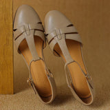 Loes | T-Bar Ballerina Flats