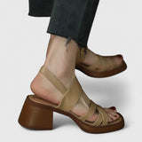 Celeste - Chic Cross-Strap Sandals