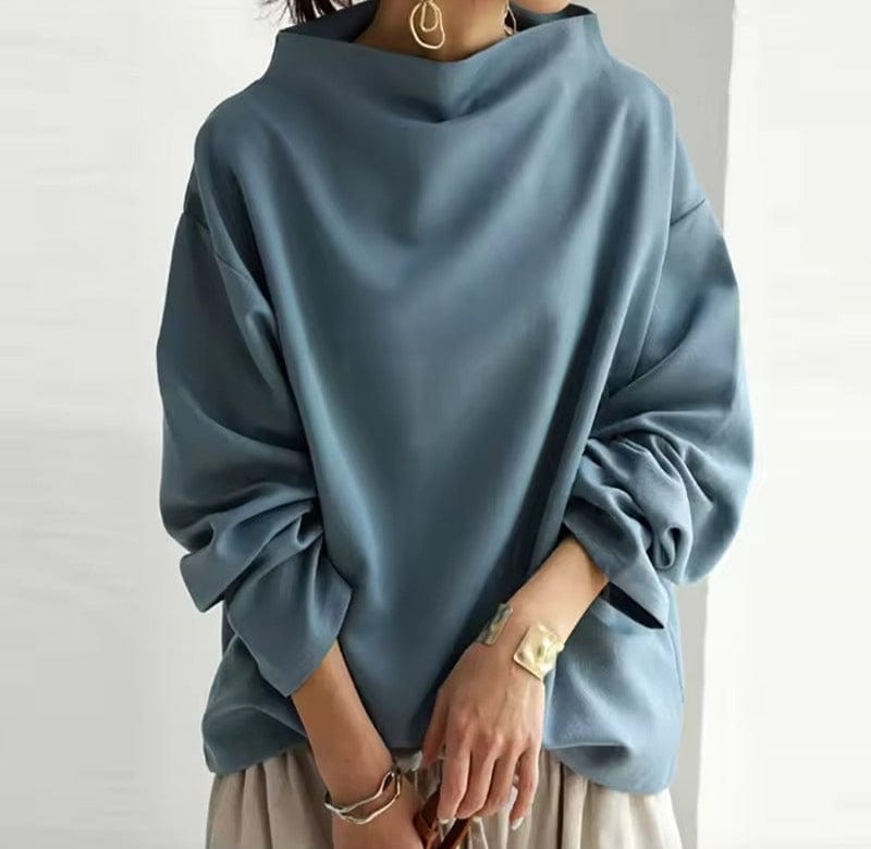 Lisa | High-Collar Casual Top