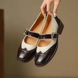 Mariska | Classic Leather Mary Jane Shoes