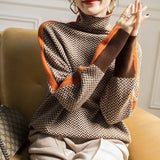 Eleanor | Premium Herringbone Knit Sweater