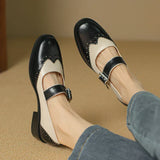 Mariska | Classic Leather Mary Jane Shoes