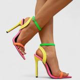 Olive Stiletto High Heels