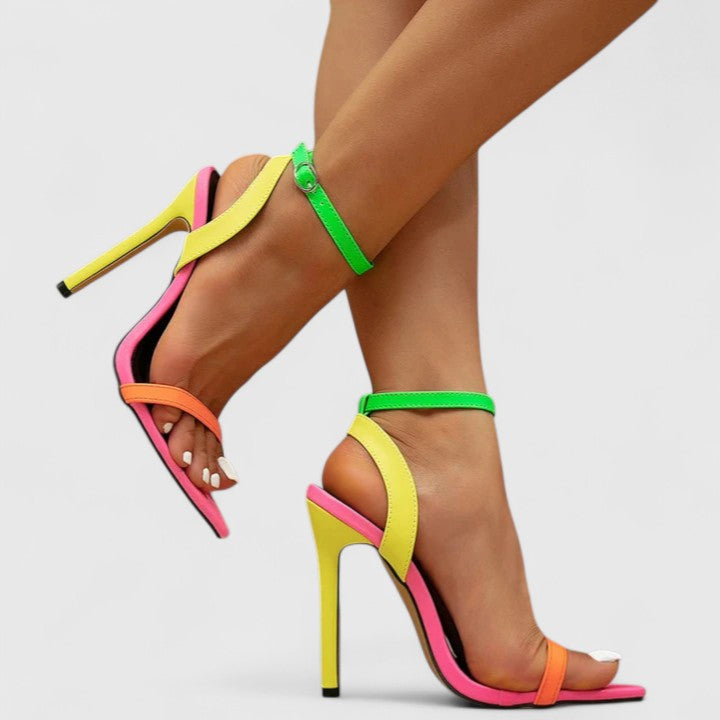 Olive Stiletto High Heels