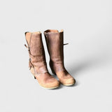 Alma - Classic Calf-Length Vintage Boots