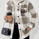 Martin | Stylish Checked Fleece Coat