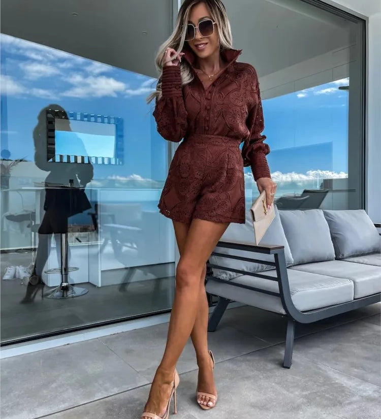 Lesley - Chic Lace Ensemble
