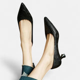 Amara Leather High Heels