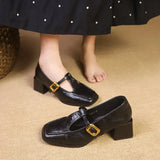 Monique | Classic French Mary Jane Shoes
