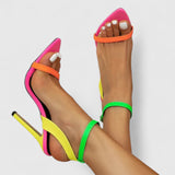 Olive Green Stiletto Heels