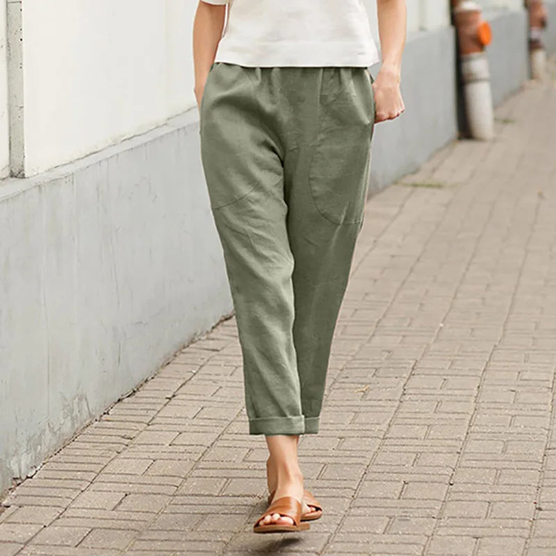 Kriza - Relaxed Fit Trousers with Convenient Pockets