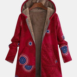 Sage Tribal Pattern Sherpa Jacket