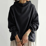 Lisa | Relaxed Fit Jumper with Stand-Up Collar