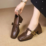 Monique | Classic French Mary Jane Shoes
