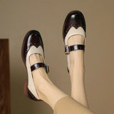 Mariska | Classic Leather Mary Jane Shoes