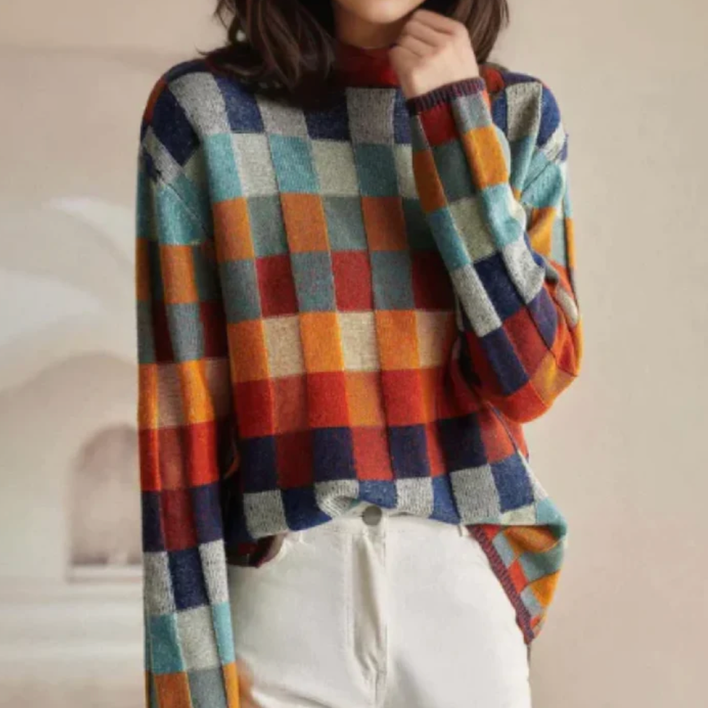 Isla | Cozy Retro Knit Sweater