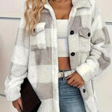 Martin | Stylish Checked Fleece Coat
