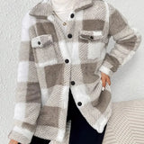 Martin | Stylish Checked Fleece Coat