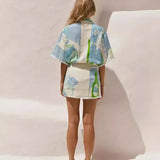 Solene - Stylish Patchwork Ensemble